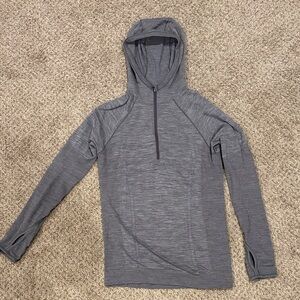 lululemon athletica Gray Hoodie Sweatshirt
